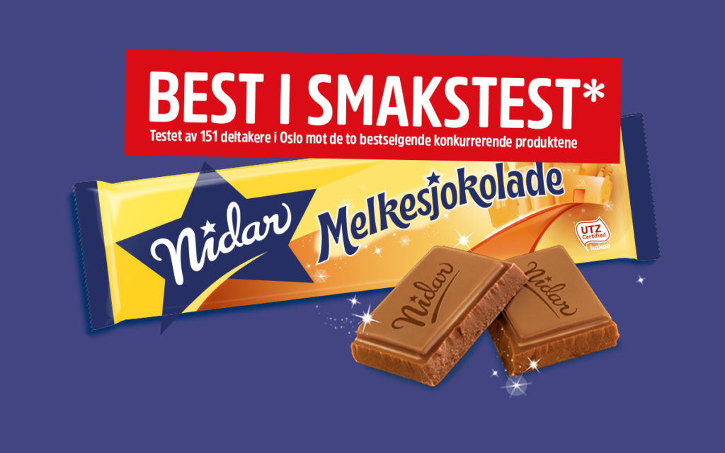 Best i smakstest!​